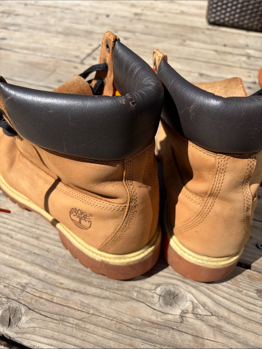Timberland - used work boots, size 10m